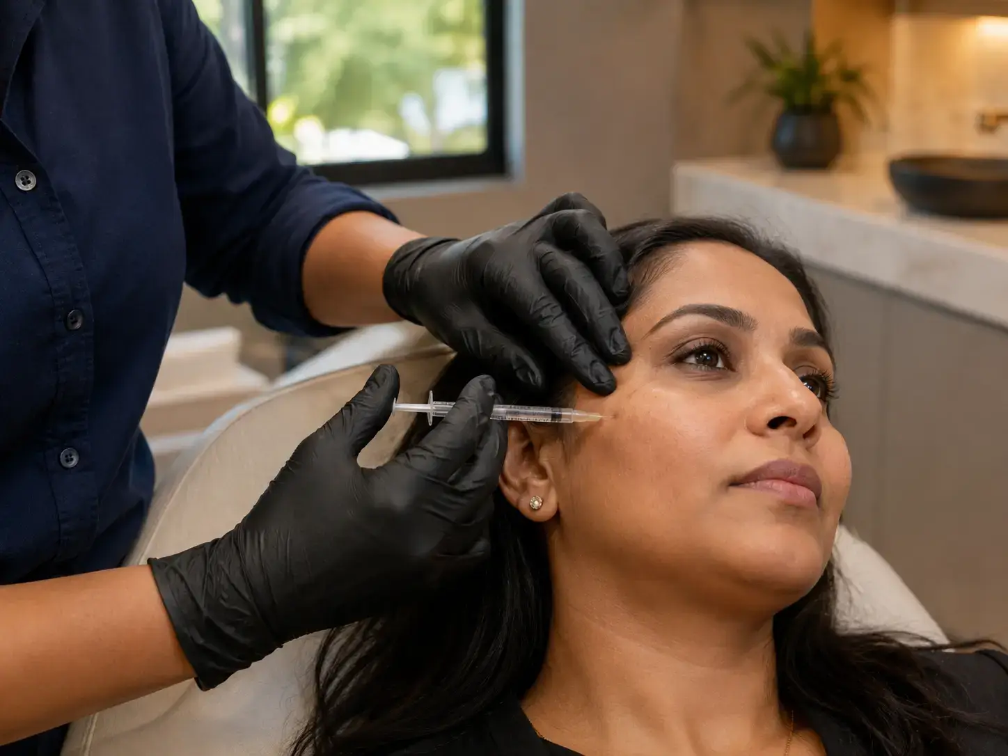 Dermal Filler Treatment — cheek volume restoration, Durban North